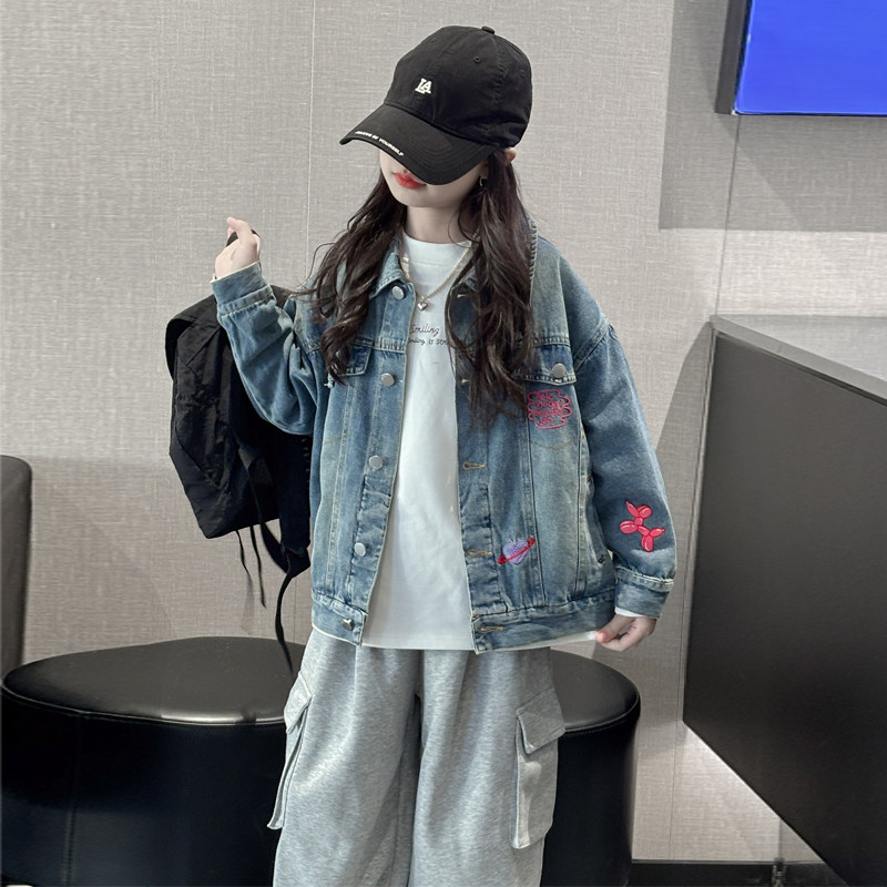 法国BADNUT女童牛仔外套