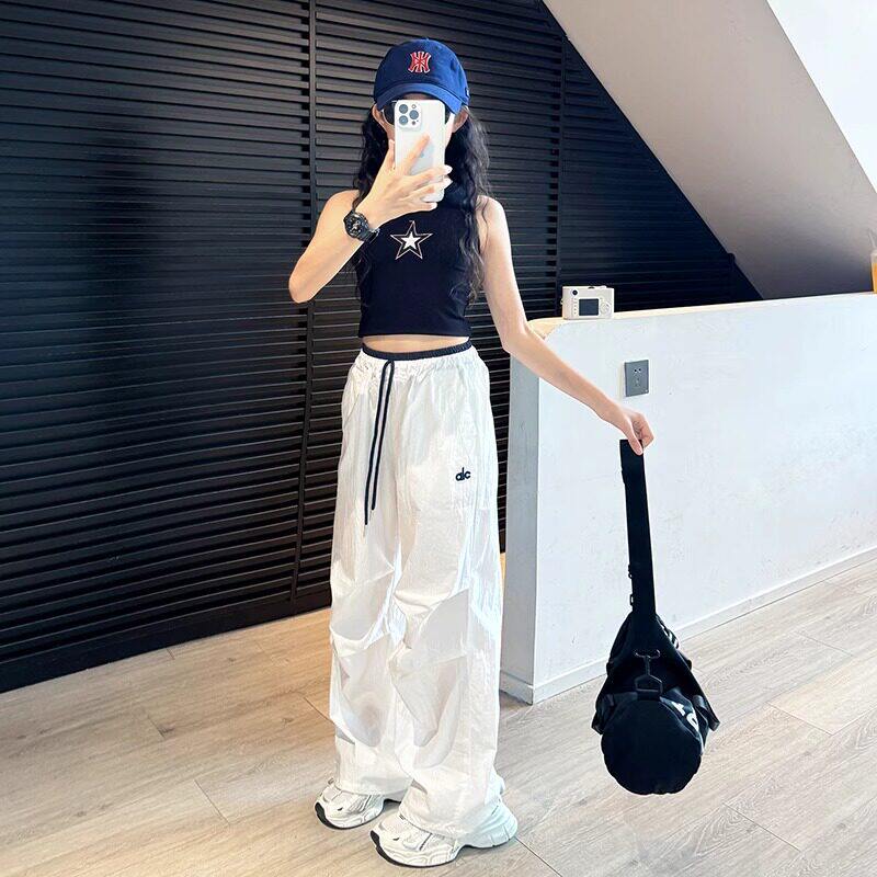 法国Uamtor女童超好看薄款裤子夏2026新款儿童速干大童工装裤