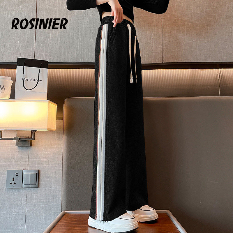 韩国ROSINIER女童裤子春秋2026新款中大童直筒裤儿童春季运动裤潮