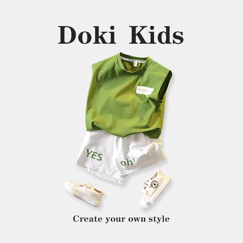 DOKIS~男童背心套装夏季