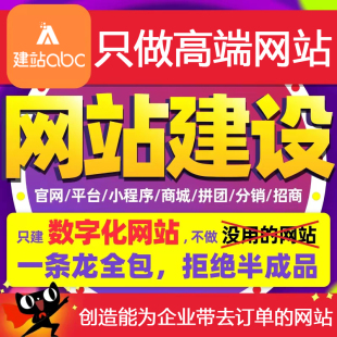 企业网站建设中英文网站小程序制作网页设计一条龙全包高端网站