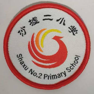 广州市番禺区市桥沙墟二小学校服校徽徽章227