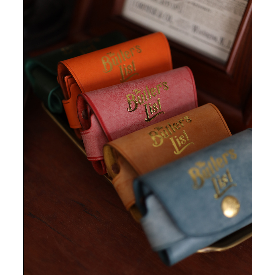 手工意大利植鞣皮小卡包