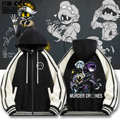 cos服开衫 无机杀手Murder Drones动漫周边同款 卫衣休闲外套夹克男