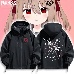 Neurosama周边Evil neuro牛肉AI虚拟主播冲锋衣三合一夹克外套潮