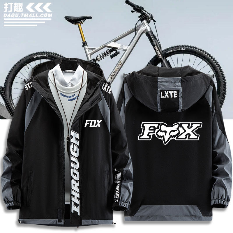 Fox Racing越野摩托山地自行车周边外套休闲夹克男女青少年上衣服
