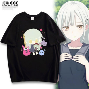 若叶睦痛衣同人Mygo!AveMujica周边短袖T恤二次元男女半袖痛衣服