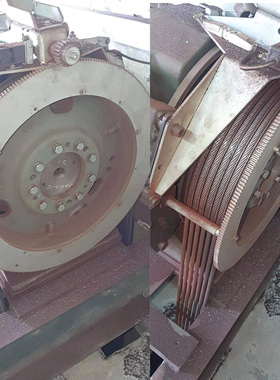 适用于迅达5400电梯主机曳引轮PMS420/410/450*5/6*10/11配件直销