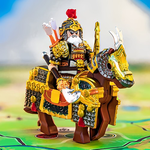 三国演义五虎上将黄忠积木人仔