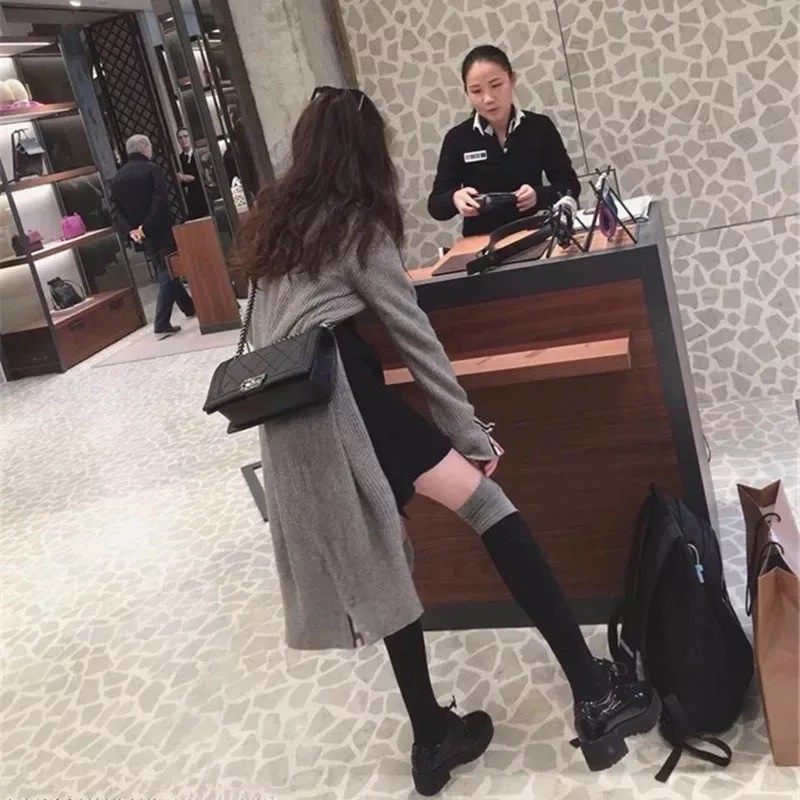 神仙袜腿精】过膝袜拼色春秋款显瘦厚打底袜子女中筒袜加厚高筒袜,女士内衣/男士内衣/家居服,长筒袜,淘宝优惠券,粉丝福利购,淘宝优惠卷