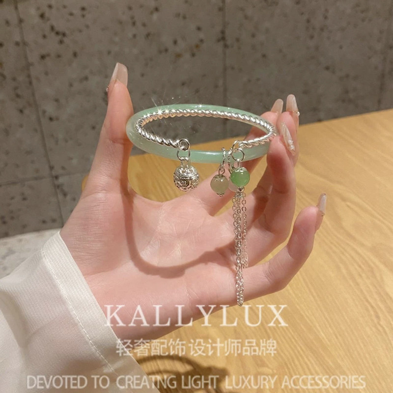 超仙手镯女轻奢古风一步一响镯子