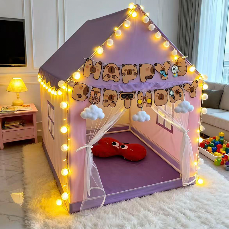 儿童帐篷室内家用女孩公主游戏屋小房子城堡宝宝女童过家家玩具屋
