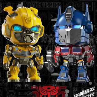 新奇达声光合金变形金刚Q版 公仔擎天柱大黄蜂模型手办玩具男孩礼3