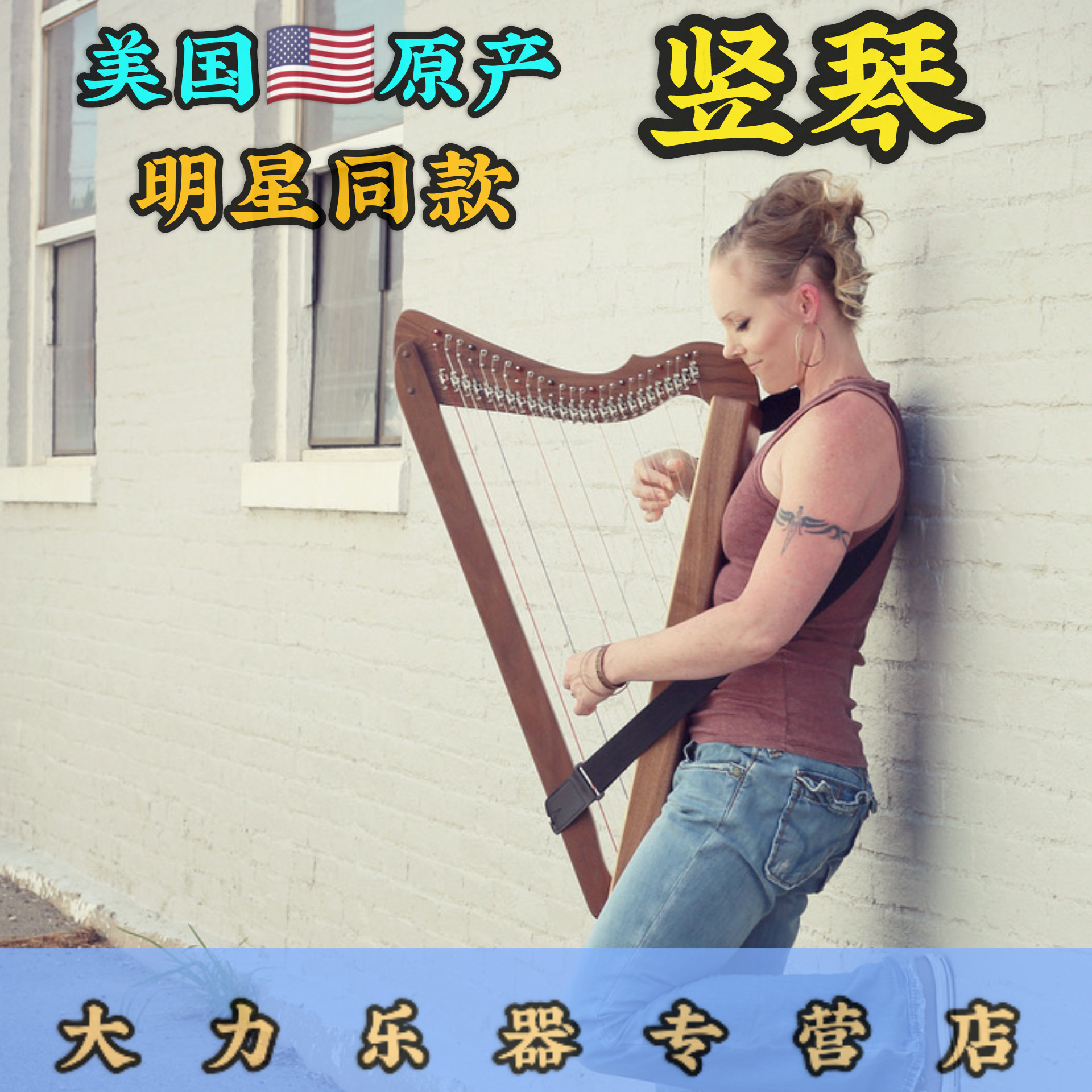 竖琴harpsicle美国产成人乐器