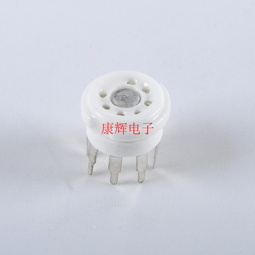 陶瓷7脚电子管座GZC7-Y 插座PCB板适用于6J1 6J2 6Z4 EAA91 6K4等