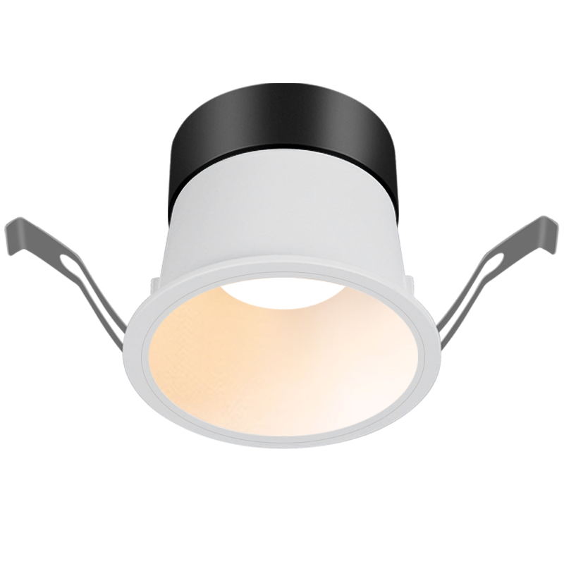 护眼射灯深防眩小山丘嵌入式led天花灯客厅餐厅cob无主灯筒灯7550