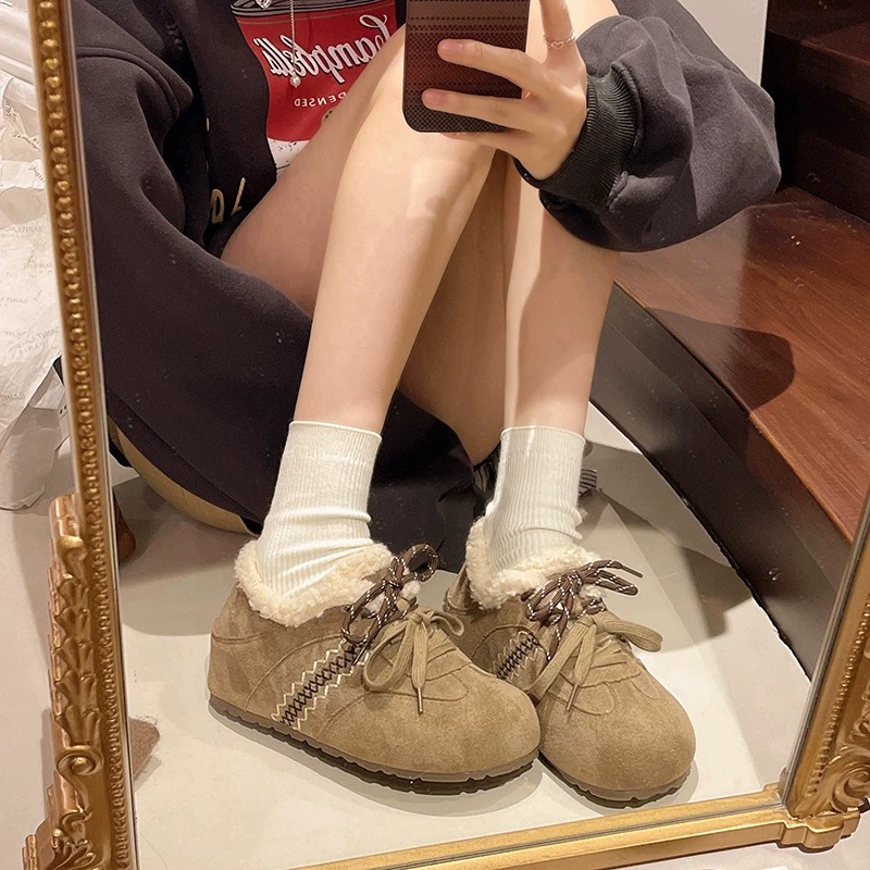 2025新款复古英伦风勃肯鞋女新款秋冬显瘦短靴超好看冬季靴单鞋