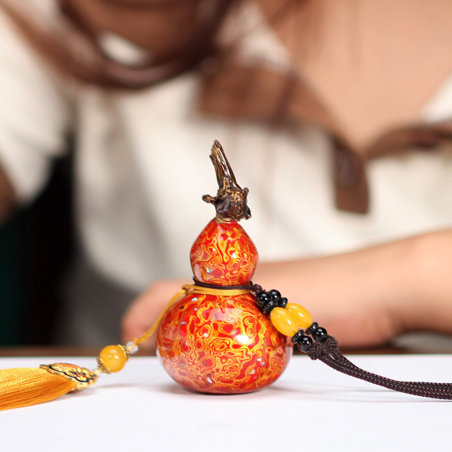 2025款大漆螺钿工艺天然葫芦汽车挂件吊坠装饰品车内男保平安礼品,汽车用品/电子/清洗/改装,车挂,淘宝优惠券,粉丝福利购,淘宝优惠卷