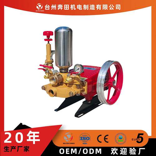 120/150型三缸柱塞打药泵送农用高压抽水清洗喷雾机果树园林灌溉