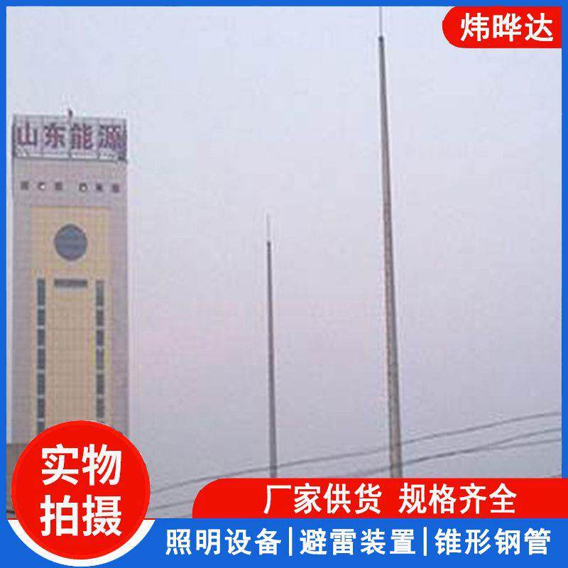 避雷针接闪杆接闪器10米15米20米25米30米钢管避雷针厂家供应