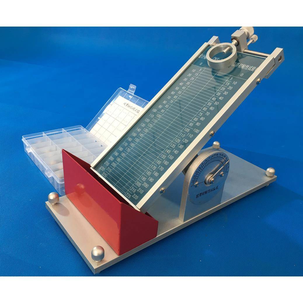 滚球法胶带初粘性测试仪压敏胶带初粘性测试仪胶带滚珠黏性试验机