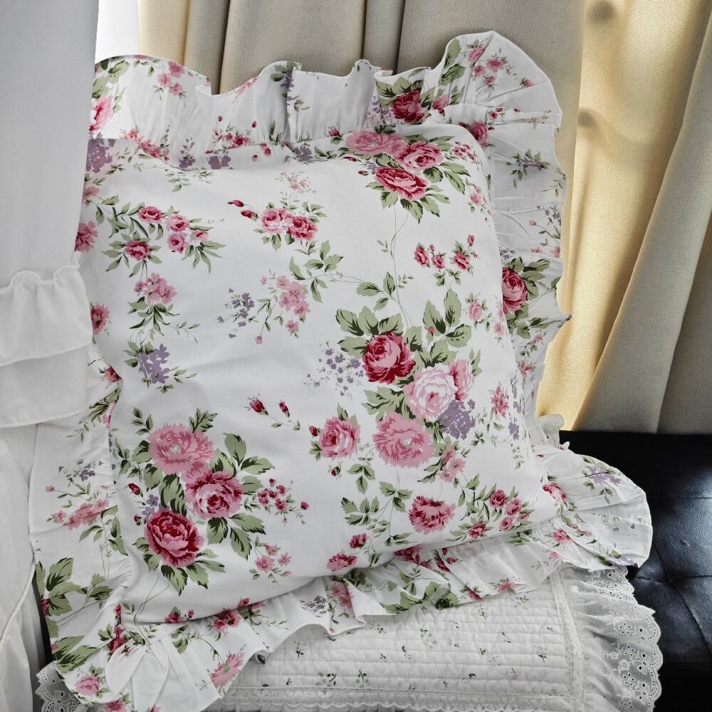 法式韩式田园维多利亚纯棉抱枕套