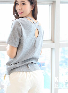 短袖T恤薄款圆领纯棉女