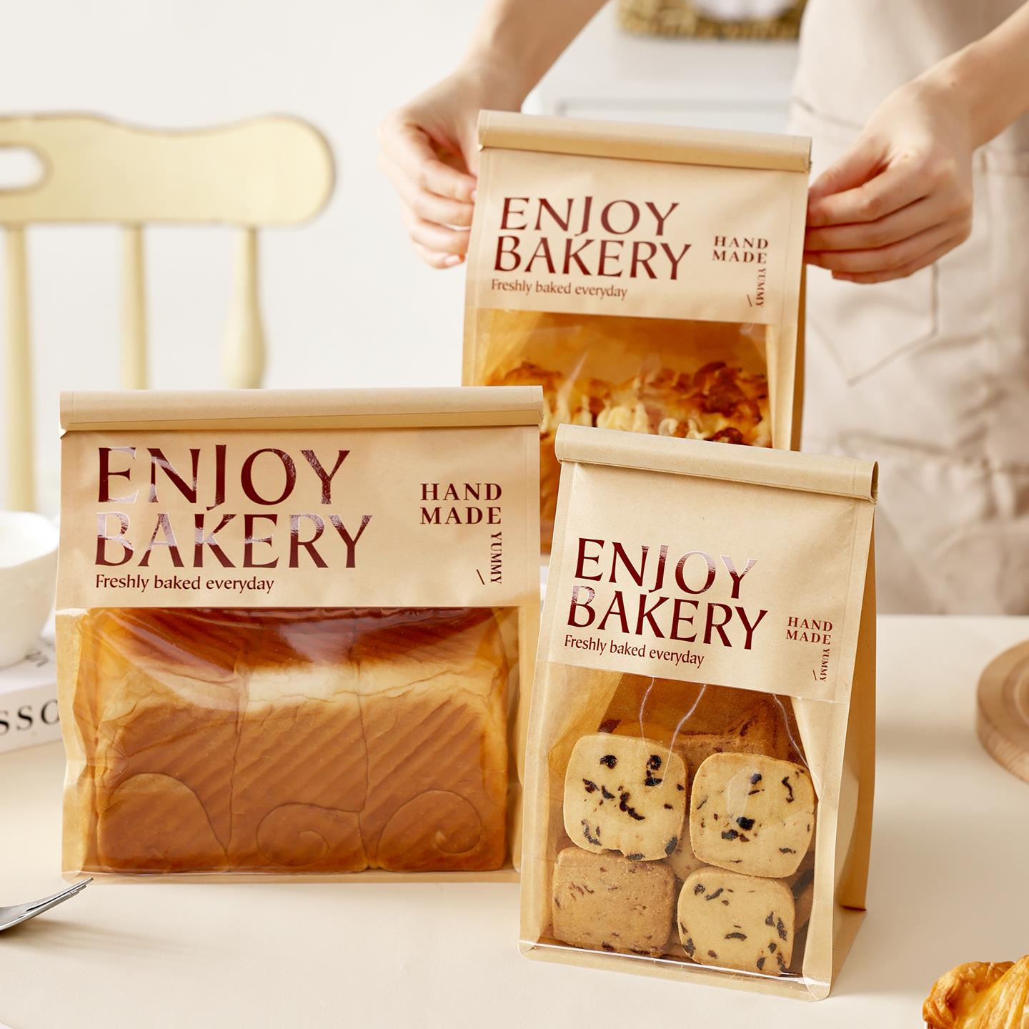 吐司包装袋面包子自封打