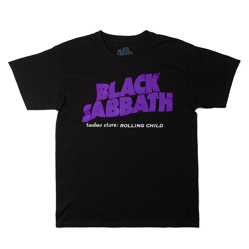 正版black sabbath黑色安息日乐队vintage摇滚短袖t恤b官方现行版