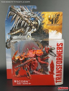 男孩儿童礼物玩具 变形金刚4 绝迹重生 D级 蔑视 钢锁 机器恐龙