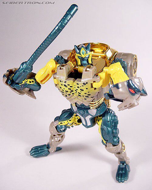 男孩儿童礼物玩具 变形金刚超能勇士/猛兽侠 bw 金属变体黄豹勇士