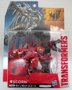 男孩儿童礼物玩具 变形金刚4 绝迹重生 D级日版 红龙 蔑视 恐龙