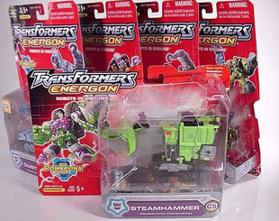 男孩儿童礼物玩具 能量争夺战 变形金刚 E版 铲土机 蒸汽锤