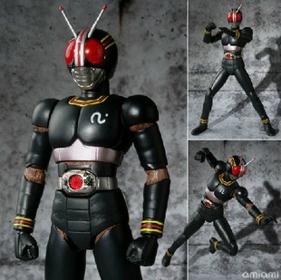男孩儿童礼物玩具 假面骑士 昭和 shf BLACK 黑日 修复版2.0万代