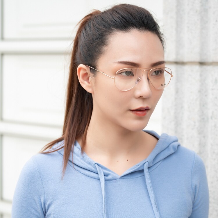 正品RB RX6489 全框蛤蟆眼镜框架 男款