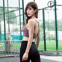 Châu Âu và Hoa Kỳ rỗng đai mỏng đẹp trở lại chạy thể thao chống sốc và nhanh khô áo ngực nữ tập thể dục yoga thoáng khí áo ngực - Đồ lót thể thao áo quần tập yoga