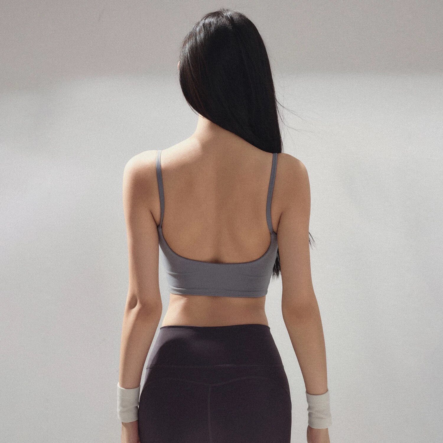 洋白菜美背防震运动内衣外穿专业训练跑步文胸吊带聚拢瑜伽背心