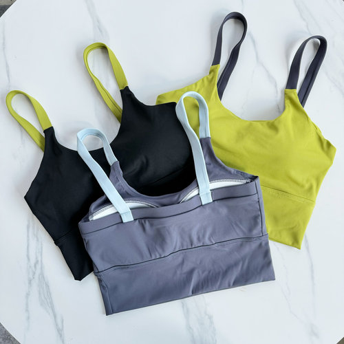 健身瑜伽一体式吊带美背