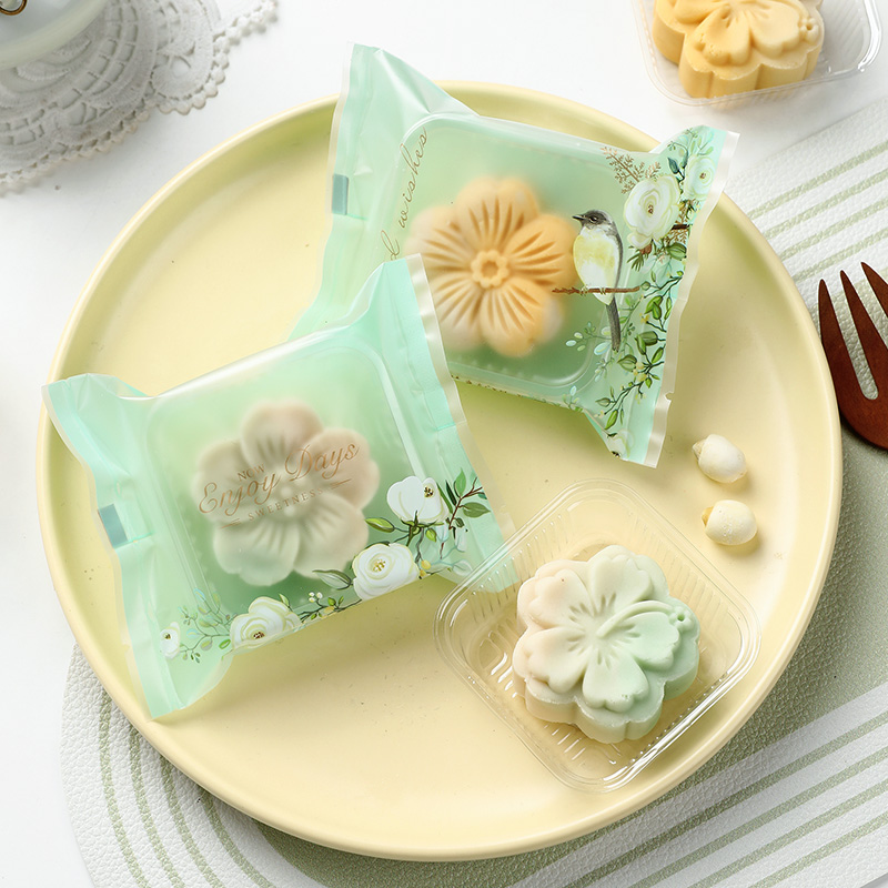 中秋月饼包装袋冰皮广式流心袋子