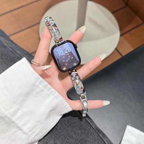 新款星芒彩钻手镯表带