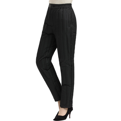 妈妈冬季修身大码女士羽绒裤