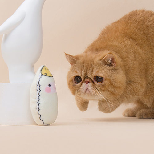 宠物用品猫玩具含猫薄荷毛绒猫咪玩具 啃咬磨牙小羊雪糕猫咪玩具