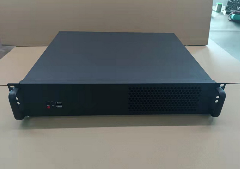 2U39深短工控服务器机架式电脑机箱监控6硬盘PC电源装台式机主板