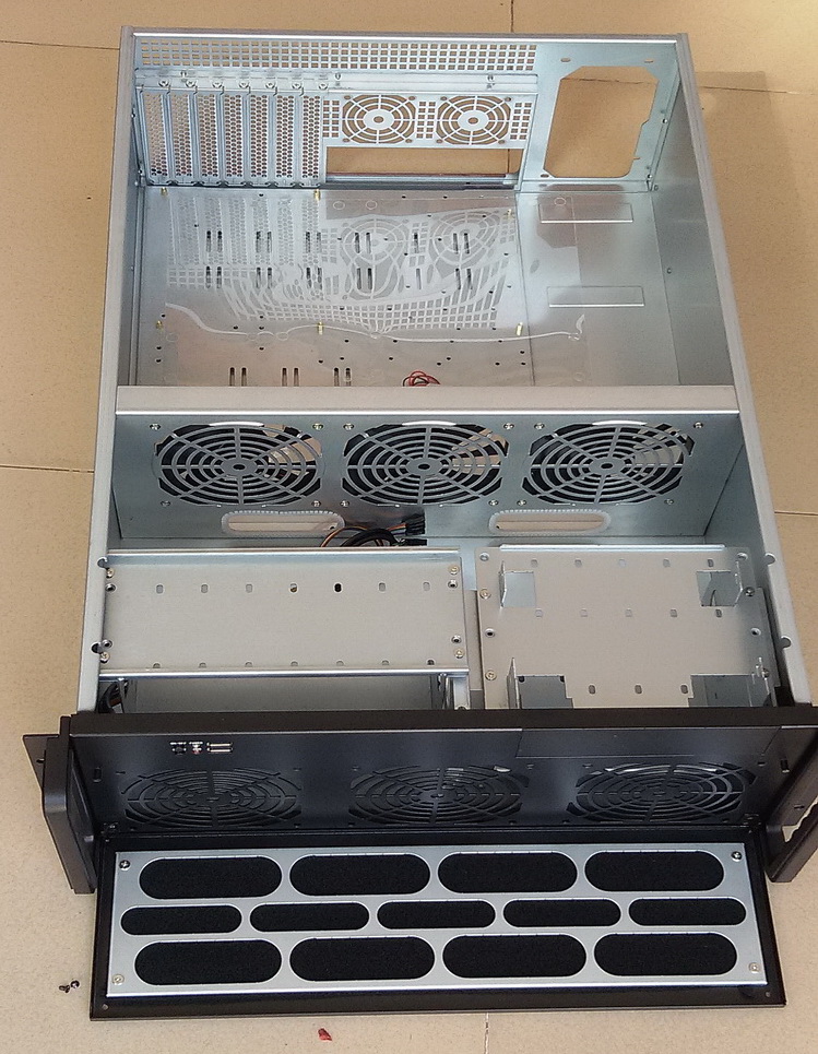 4U 650深加长 工控 服务器 网吧 KTV 雷石机箱ipfs挖币12硬盘位