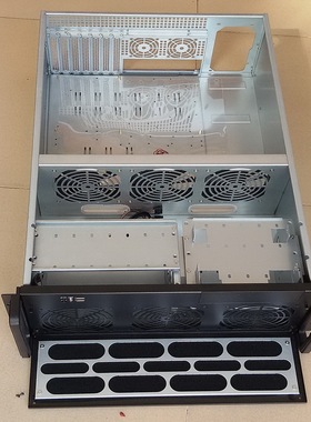 4U 650深加长 工控 服务器 网吧 KTV 雷石机箱ipfs挖币12硬盘位