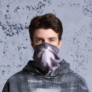 RAIN SHADOW 滑雪骑行户外登山徒步围脖护脸感温变色面罩 DOWN