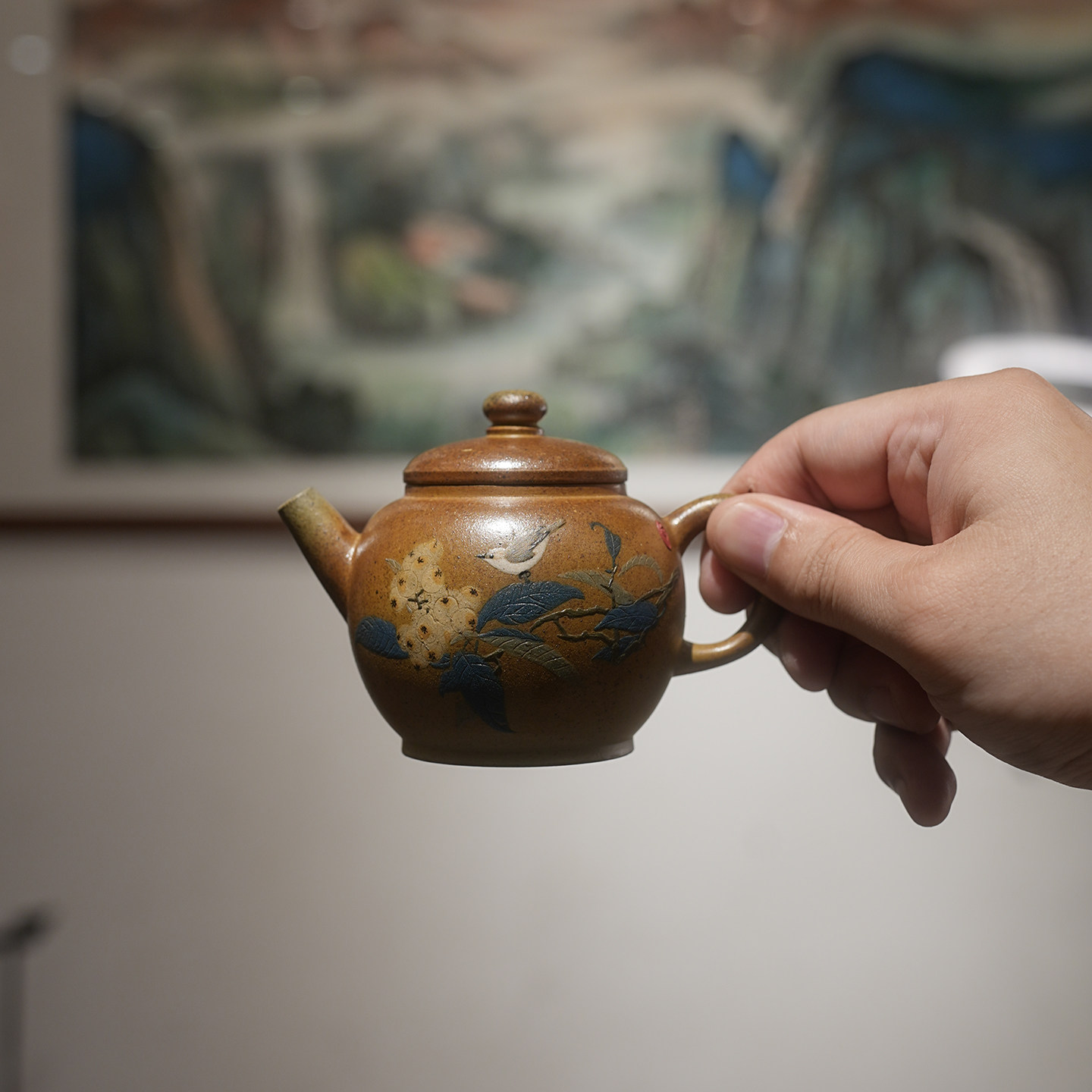 喜上眉梢图 巨轮壶｜柴烧 本山绿泥｜原矿紫砂|150cc｜佩选,茶,茶周边,淘宝优惠券,粉丝福利购,淘宝优惠卷