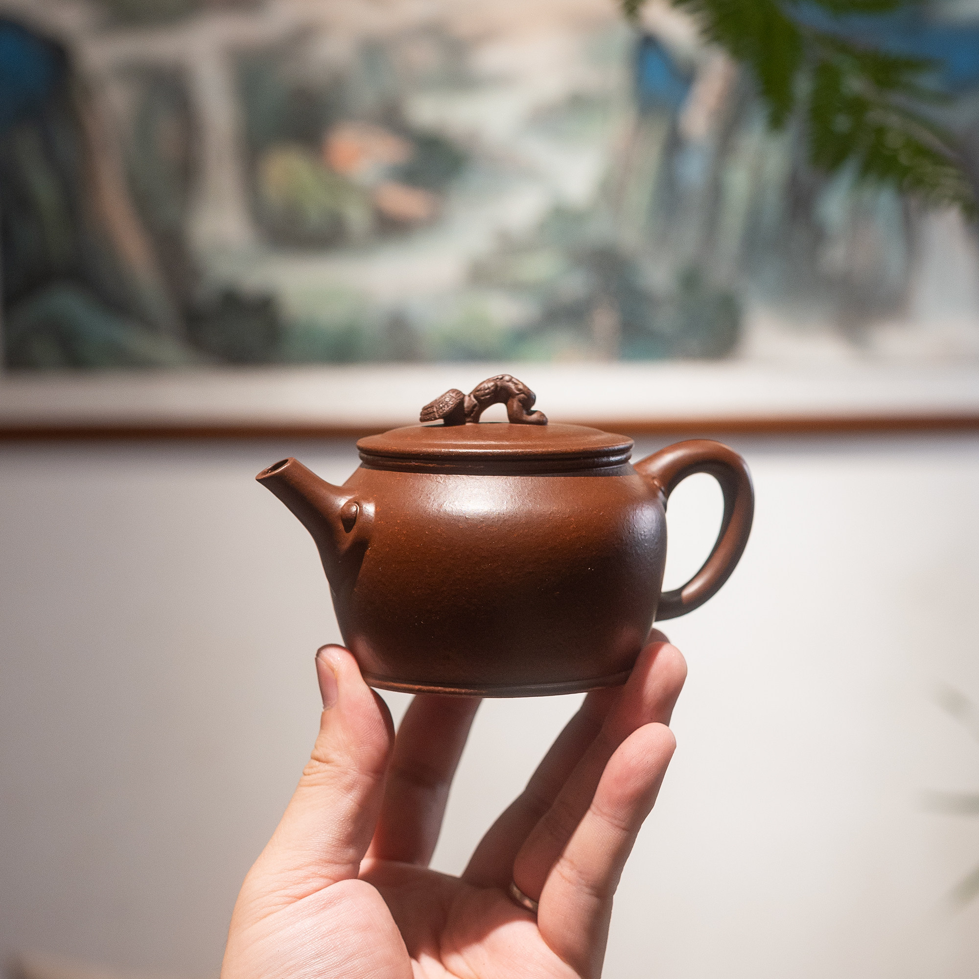 德中灵芝壶｜紫钰金砂｜原矿紫砂｜佩选出品