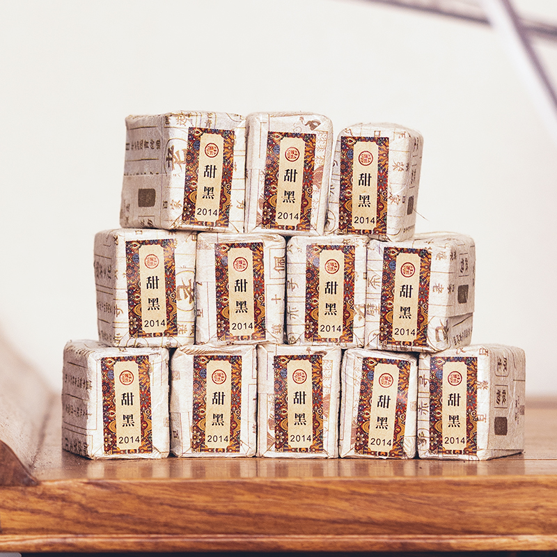 2014年 湖北黑茶 甜黑老青砖 佩选出品