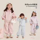 运动儿童春季 大小卷男女童春装 洋气春秋款 2026新款 两件套 卫衣套装